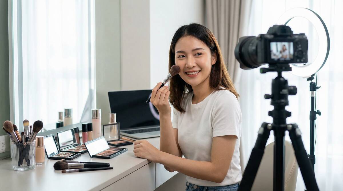 探花美妆视频教程